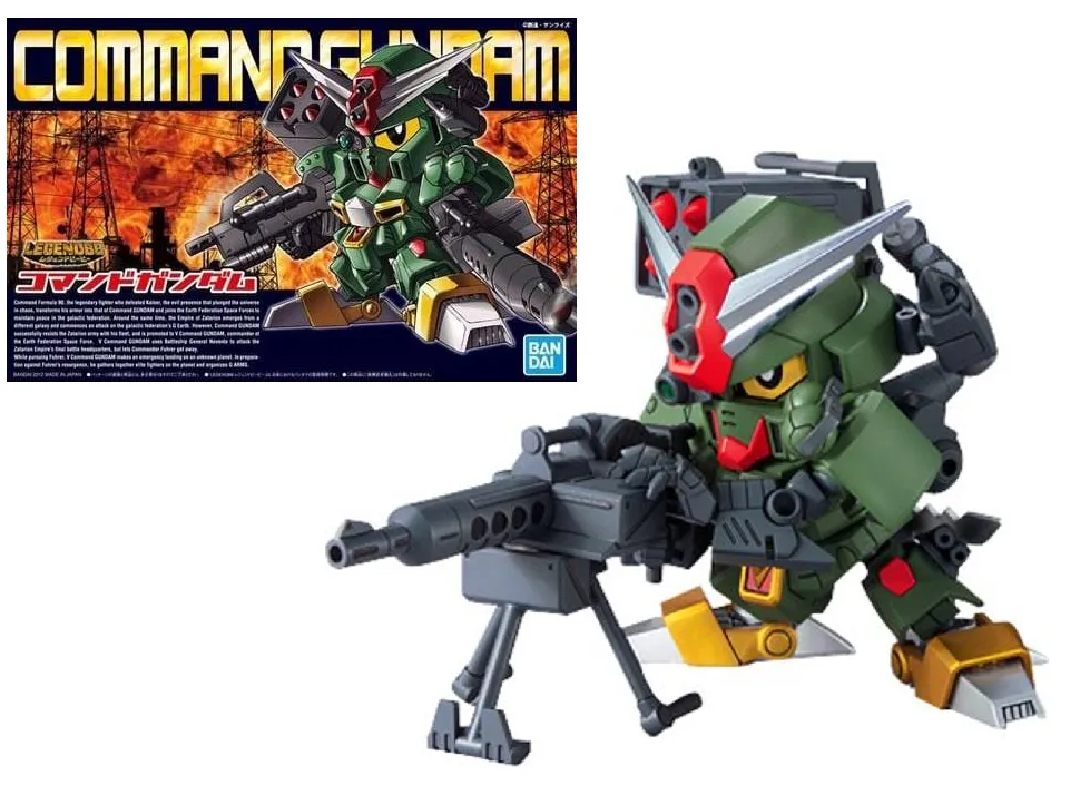 GUNDAM - SD - BB370 LegendBB Command Gundam - Model Kit - 8cm